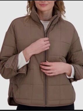 Roxy Brown Quilted Women's Puffer Jacket